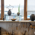 Patricia Shone in her studio 2018